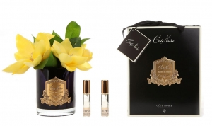 Букет магнолий ароматизированный Cote Noir MAGNOLIAS черная ваза