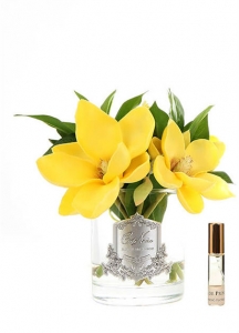 Букет магнолий ароматизированный Cote Noir MAGNOLIAS прозрачная ваза