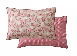 Постельное белье 2 спальное евро Blanc des Vosges Decorum Bois de rose
