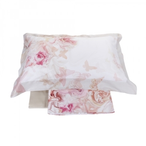 Постельное белье 2 спальное евро La Perla Adorable blossom/torron