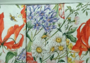Постельное белье евро Fiore di estate vB00 белый от Mirabello