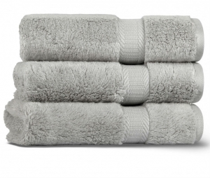 Полотенце махровое 33х33 Casual Avenue Fancy carbon (серый металлик)