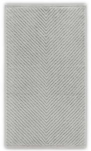 Полотенце махровое 33х33 Casual Avenue Chevron  fog (светло-серый)