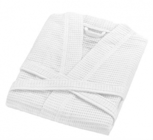 Халат Кимоно Унисекс вафельный банный Mia Waffle white (белый) от Casual Avenue