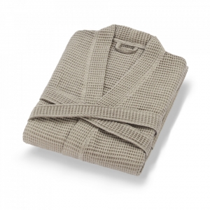 Халат Кимоно Унисекс вафельный банный Mia Waffle warm grey (дым) от Casual Avenue