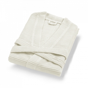 Халат Кимоно Унисекс вафельный банный Mia Waffle ivory (слоновая кость) от Casual Avenue