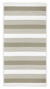 Пештемаль 100x180 Casual Avenue Karina white/warm grey (белый/дымчатый)
