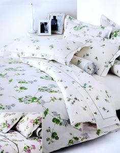 Постельное белье евро макси Mirabello Gerani col 31 white
