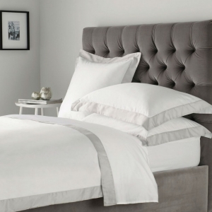 Постельное белье евро Diamond light grey от ElHomme