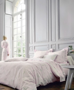 Постельное белье 2 спальное евро Blanc des Vosges Lily poudre Постельное белье 2 спальное евро Blanc des Vosges Lily poudre