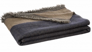 Плед Yamini Nightblu/Grey 160х200 от Verena von eschenbach
