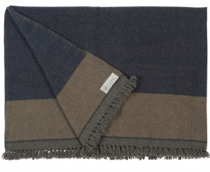 Плед Yamini Nightblu/Grey 160х200 от Verena von eschenbach