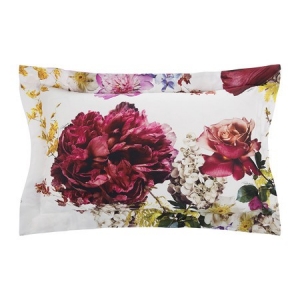 Постельное белье Семейное Roberto Cavalli Floris Bianco