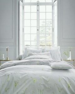 Постельное белье 2 спальное евро Blanc des Vosges Lily gris Постельное белье 2 спальное евро Blanc des Vosges Lily gris