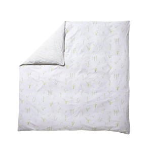 Постельное белье 2 спальное евро Blanc des Vosges Lily gris
