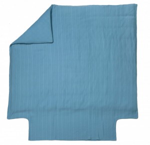 Постельное белье 2 спальное евро Blanc des Vosges Delhi turquoise