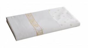 Постельное белье 2 спальное евро Blanc des Vosges Napoli or
