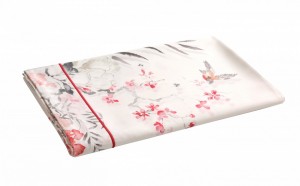 Постельное белье 2 спальное евро Blanc des Vosges Magnolias capucine