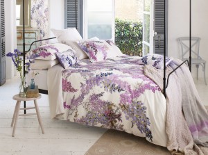 Постельное белье 2 спальное евро Sandersen Wisteria Fall