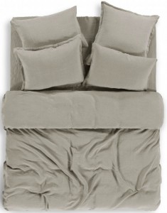 Постельное белье 2 спальное евро макси Hamam Wrinkle washed дым Постельное белье 2 спальное евро макси Hamam Wrinkle washed дым