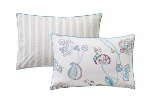 Постельное белье 2 спальное евро COLIBRIS AQUA от blanc des vosge