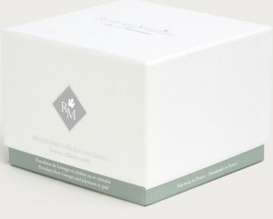 Свеча ароматическая Rose & Marius RM-2 в фарфоровом стаканчике, аромат роза бастиды