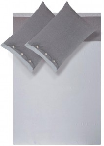 Постельное белье евро Mirabello CHARME N41 grigio