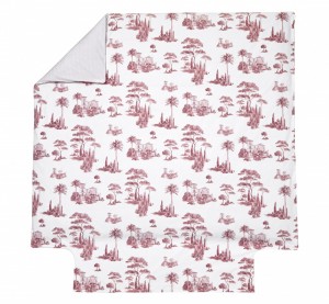 Постельное белье 2 спальное евро PROMENADE BOIS DE ROSE от Blanc des Vosg