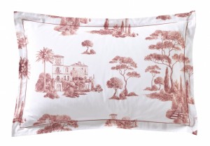 Постельное белье 2 спальное евро PROMENADE BOIS DE ROSE от Blanc des Vosg