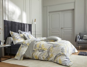 Постельное белье 2 спальное евро PALM HOUSE ANTHRACITE от Blanc des Vosg