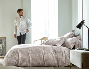 Постельное белье 2 спальное евро COSTA RICA CHANVRE от Blanc des Vosges