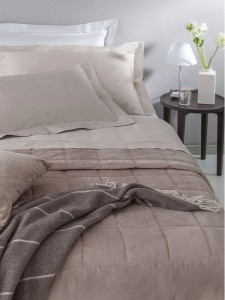 Постельное белье евро Mirabello VENICE 5601 sabbia