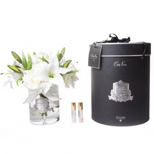 Букет белые розы и лилии ROSES&LILIES WHITE от Cote Noir