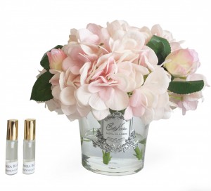 Букет Гортензии с бутонами роз светло-розовый HYDRANGEAS &ROSEBUDS BLUSH от Cote Noir