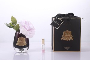 Роза, розовый, темная ваза TEA ROSE French pink от Cote Noir