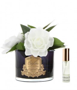 Гардения три цветка ароматизированные ,черная ваза GARDENIAS triple от Cote Noir