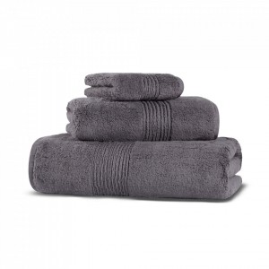 Полотенце махровое 70х140 Hamam Galata Organic charcoal (антрацит)