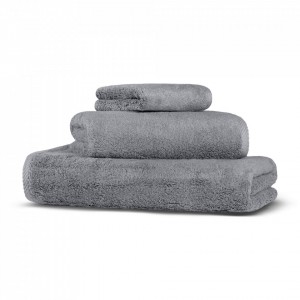Полотенце махровое 70х140 Hamam Glam dark frost (серо-голубой)