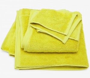 Полотенце махровое 70x140 Hamam Aire citron лимонный