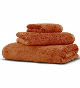 Полотенце махровое 100x180 Hamam Aireantique coral (светлый терракот)