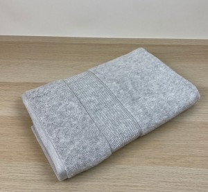 Полотенце махровое 70х140 Hamam Ash pale grey (светло-серый)