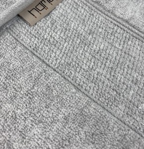 Полотенце махровое 30х40 Hamam Ash pale grey (светло-серый)