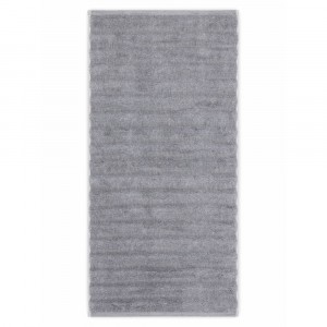 Полотенце махровое 100х150 Hamam Ash Ribbed Light Grey (светло-серый)