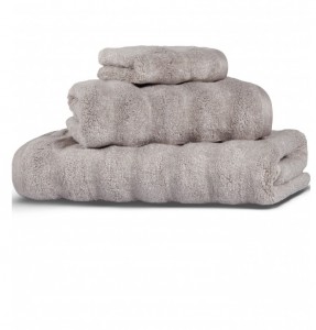 Полотенце махровое 100х150 Hamam Ash Ribbed  Atmosphere (светлый дым)