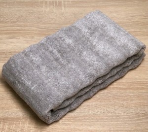 Полотенце махровое 30х40 Hamam Ash Ribbed  Atmosphere (светлый дым)