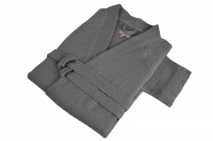 Халат вафельный Hamam Calamus dark grey темно-серый