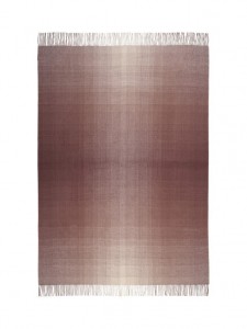 Плед 130x200 Elvang Horizon plum/cognac