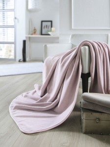 Плед 180х200 Biederlack Pure soft rose Плед 180х200 Biederlack Pure soft rose