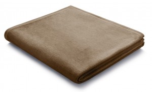 Плед 150х200 Biederlack Pure cotton schoko