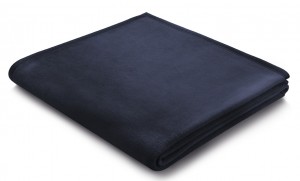 Плед 150х200 Biederlack Pure cotton mitternacht